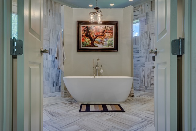Image d'une salle de bain rénovée