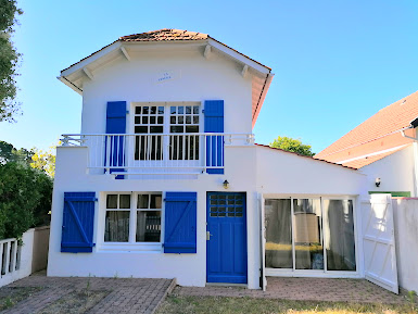Façade d'une maison à Noirmoutier